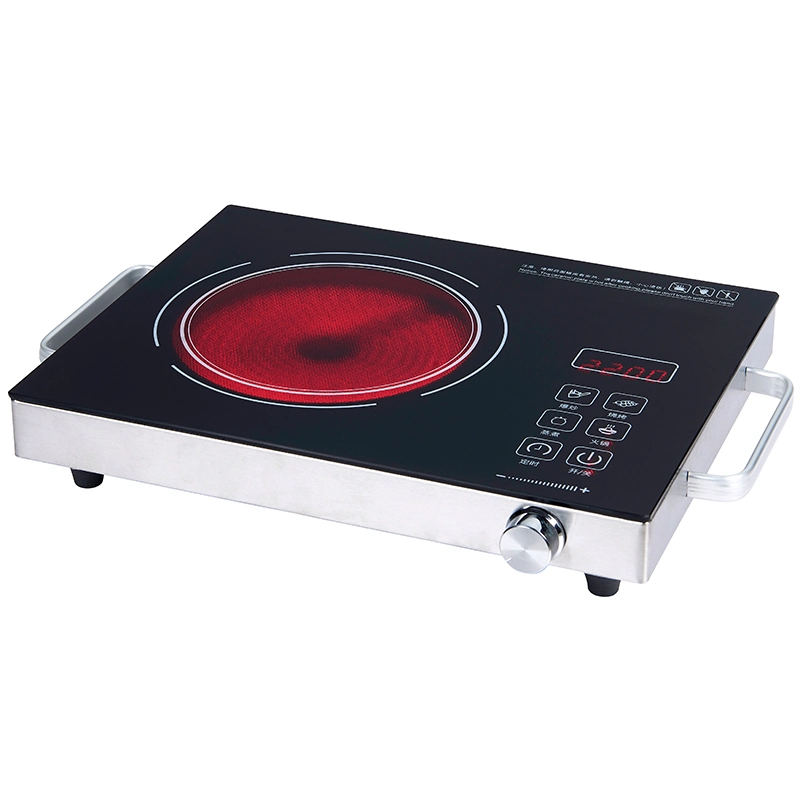 Multifunctional 2200W Crystal Glass Panel Touch Control Electric Ceramic Infrared Cooker