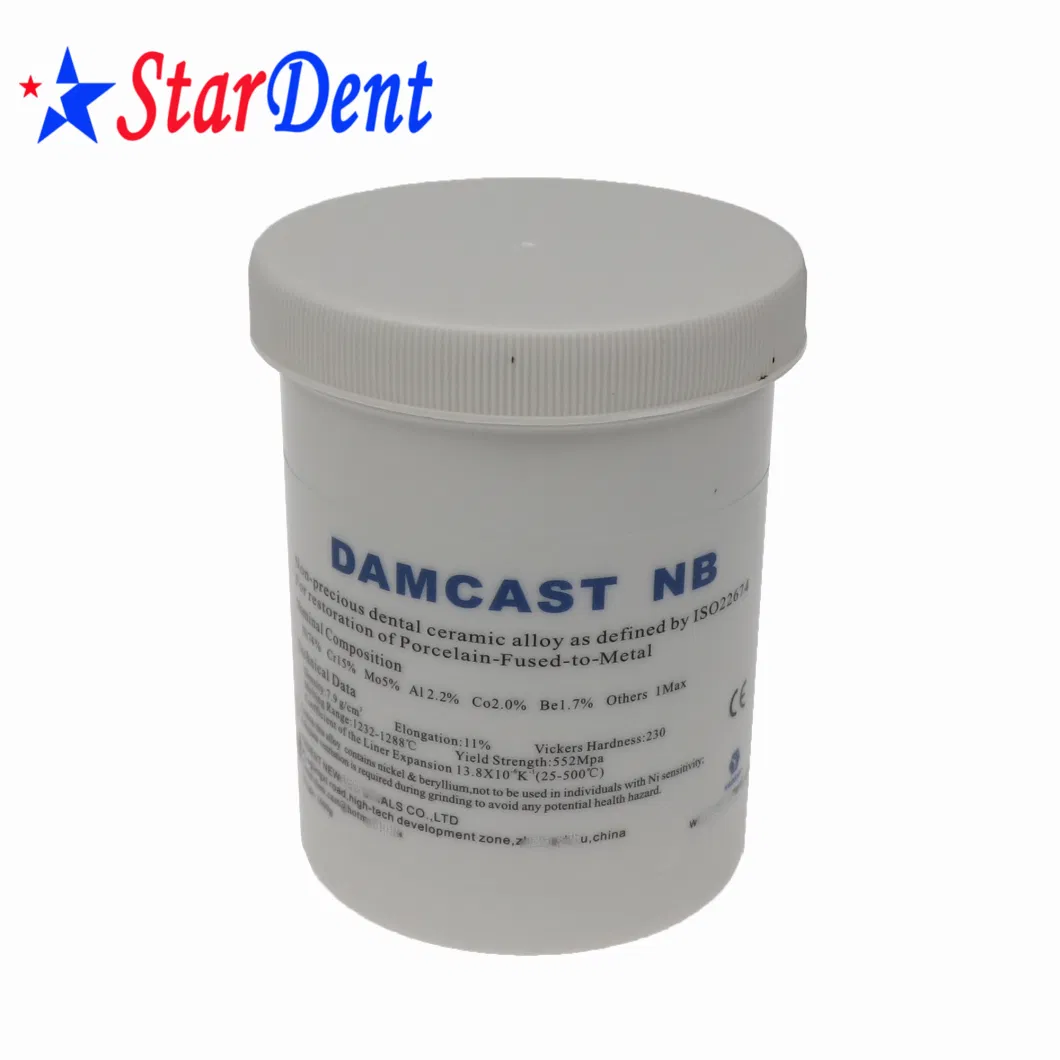 Dental Lab Denture Material Damcast Nb Metal Dental Alloy