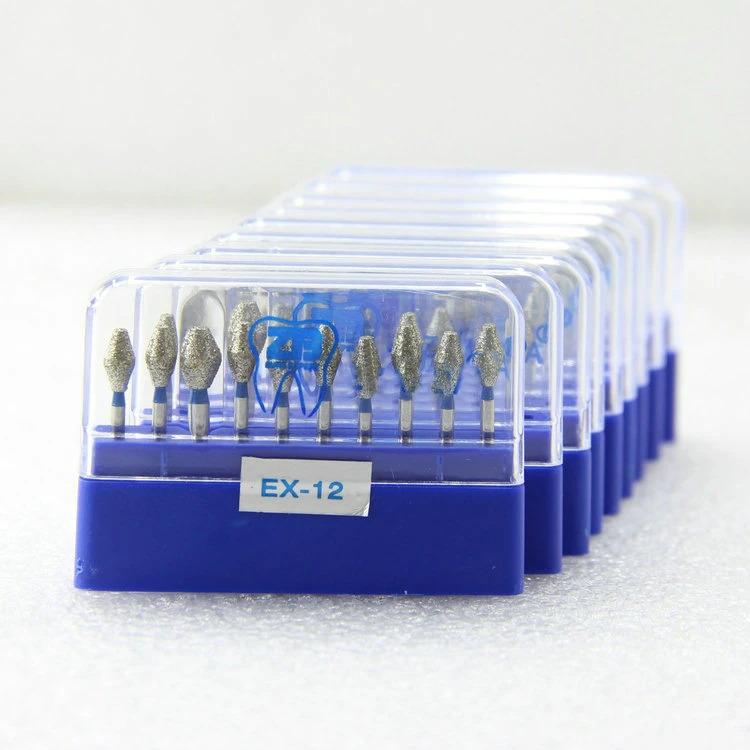 CE Dental Round Diamond Burs for High Speed Motor Handpieces